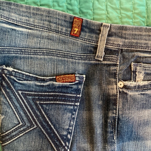NWOT 7FAM Flynt Bootcut Jeans - Picture 1 of 5